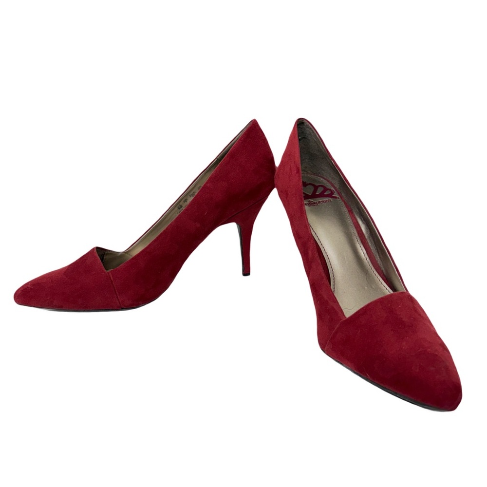 Fergalicious by Fergie ‘Jinx’ Burgundy Faux Suede Pumps - Size 40 Euro
